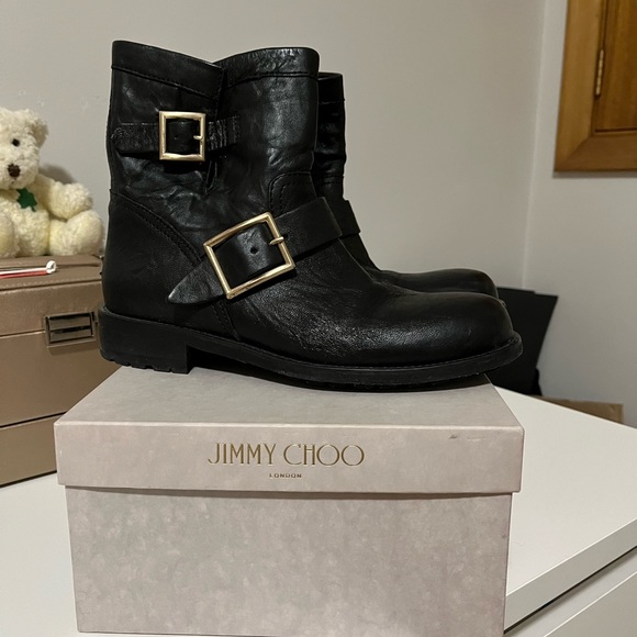 Jimmy Choo Moto boots. - Picture 1 of 3
